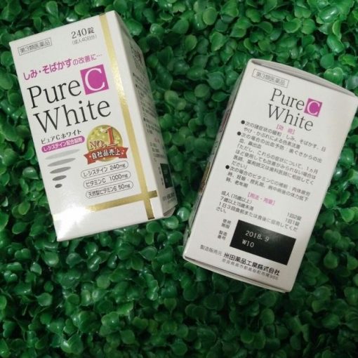 pure white c whitening supplement made in japan