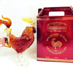 Rượu con gà trống Nga Cognac 500ml quà tết Đinh Dậu năm 2017