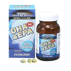 Viên uống bổ não DHA & EPA Maruman 800mg Nhật Bản