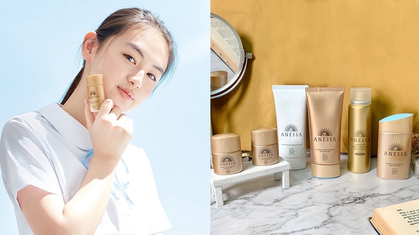 kem chong nang anessa shiseido milk 2020