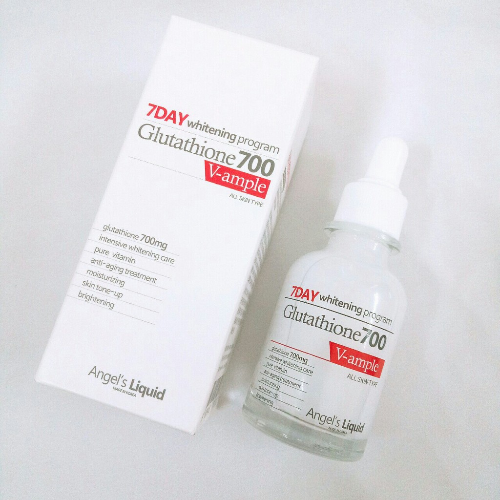 7 day angels liquid glutathione 700 v ampoule han quoc