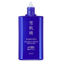 kose sekkisei skincare uv defense essence milk sunscreen 60g spf50 pa review