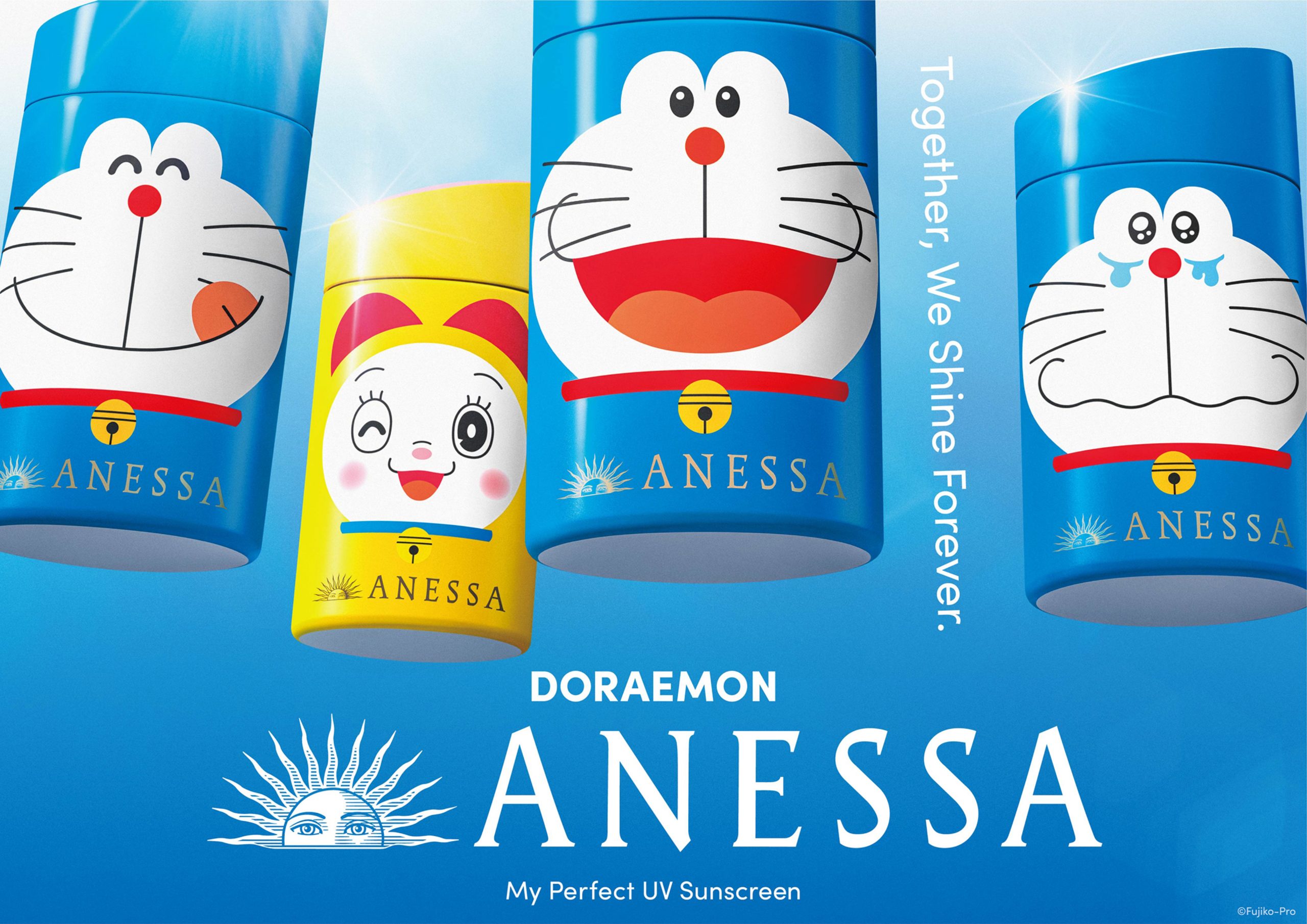Chong Nang Doraemon Anessa Perfect UV Skin Care Milk N scaled