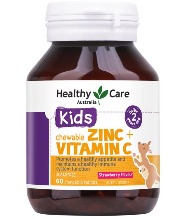 vien uong bo sung kem healthy care kids zinc vitamin c