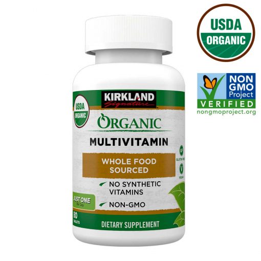 vien uong tong hop vitamin huu co kirkland signature organic multivitamin my