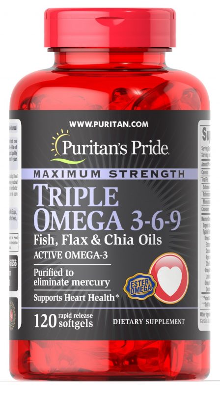 bo tim puritans pride triple omega 3 6 9 fish flax oils
