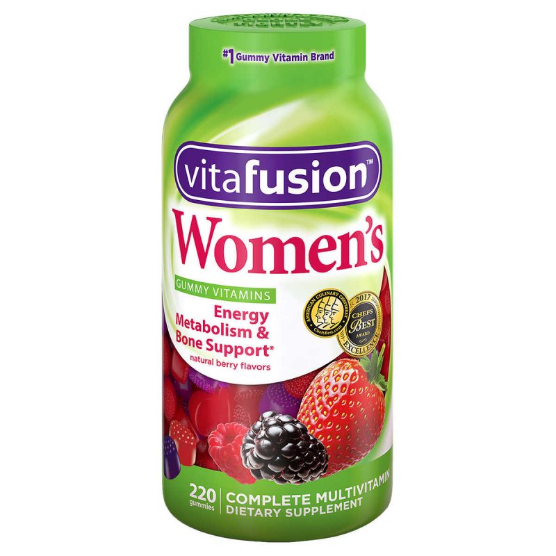 keo deo vitamin cho nu vitafusion womens gummy vitamin