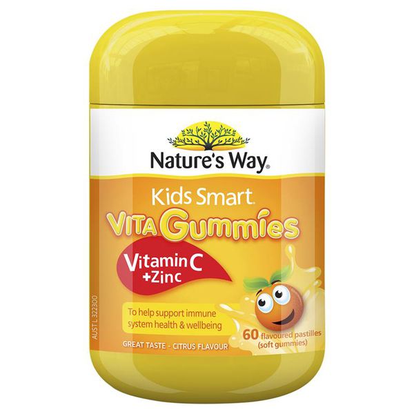 keo natures way kids smart vita gummies vitamin c zinc