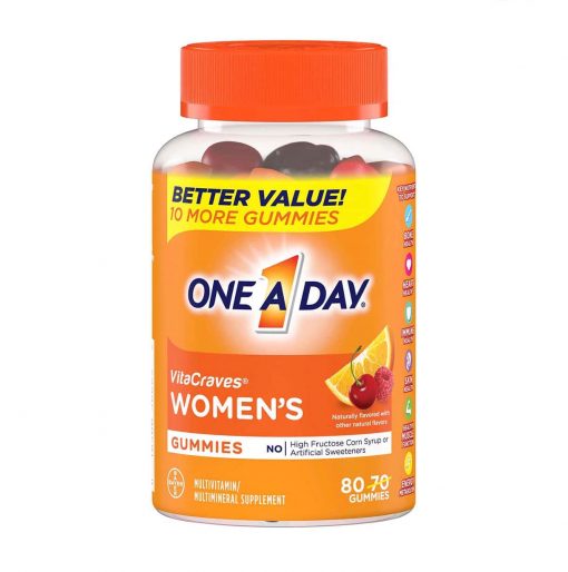 keo vitamin one a day women s vitacraves gummies 80 vien
