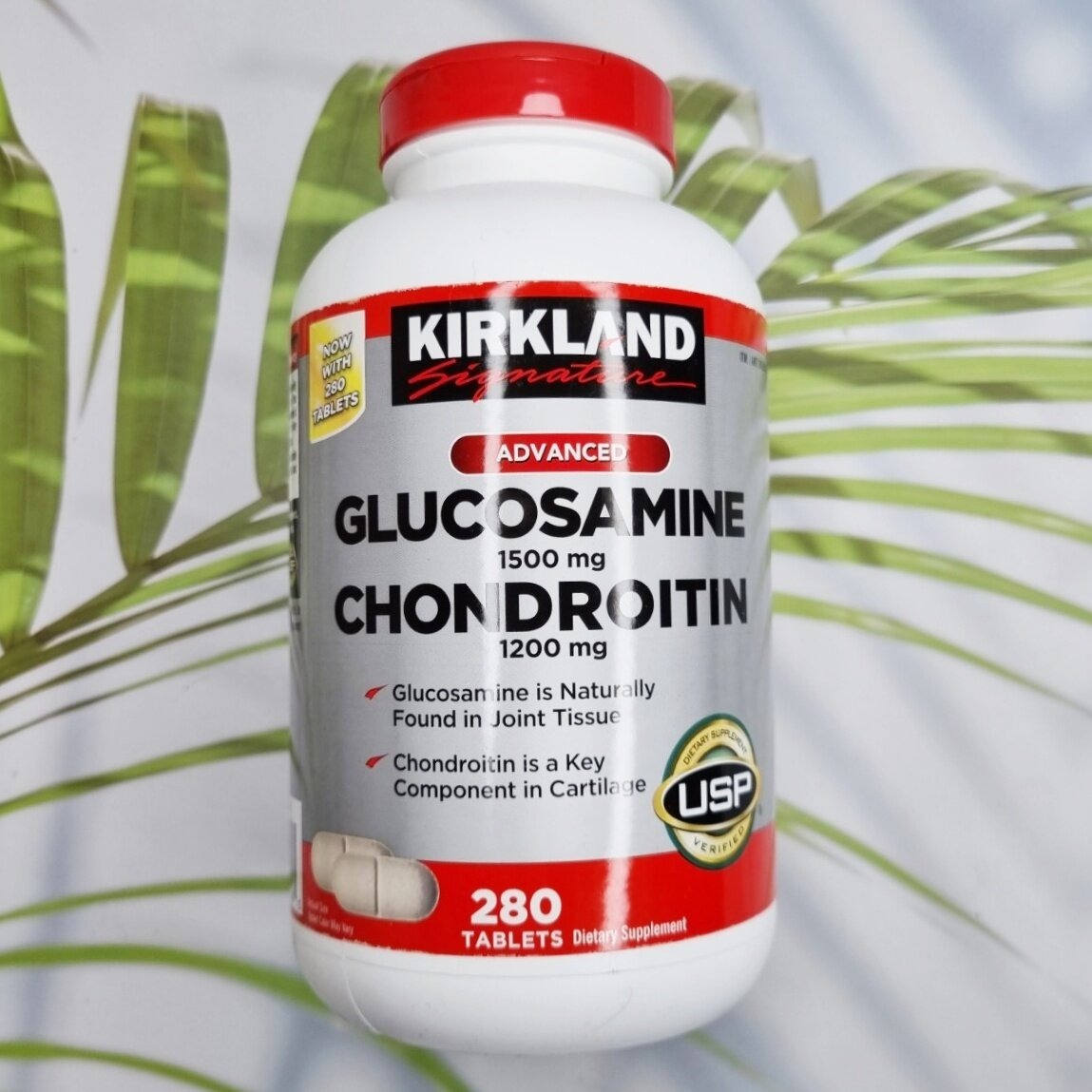 kirkland signature glucosamine 1500mg chondroitin 1200mg advanced new