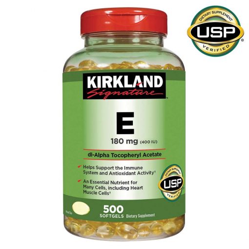 kirkland signature vitamin e 180 mg 500 softgels