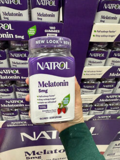 Kẹo dẻo giúp ngủ ngon Natrol Gummies Melatonin Sleep 5mg