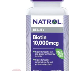 Viên uống mọc tóc Natrol Biotin Beauty 10000mcg
