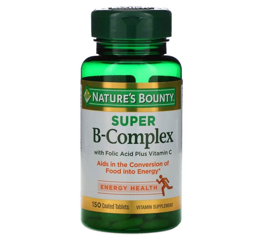 vien uong vitamin b natures bounty super b complex