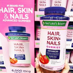 review keo deo natures bounty advanced hair skin nails gummies