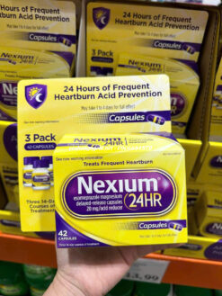 Viên uống Nexium 24hr hỗ trợ điều trị viêm loét dạ dày, tiêu hóa