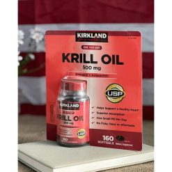 REVIEW dau nhuyen the kirkland signature krill oil 500mg