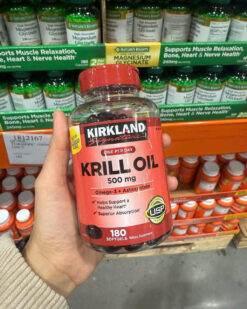 Viên uống dầu nhuyễn thể Kirkland Signature Krill Oil 500mg