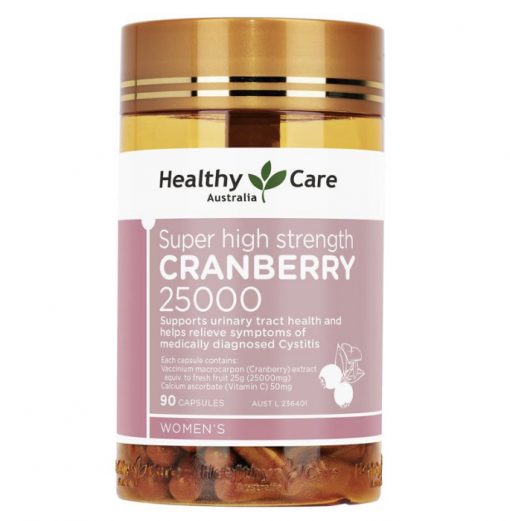 vien uong ho tro duong tiet nieu healthy care cranberry 25000 uc