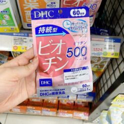 Viên uống DHC Biotin Sustained Release 500μg Nhật Bản