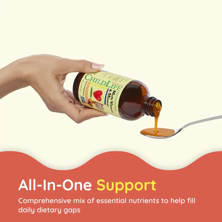 ChildLife Multi Vitamin & Mineral cho bé 237ml vitamin tổng hợp dạng nước