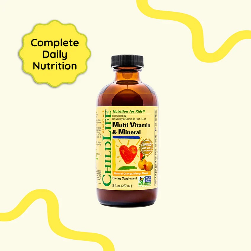 ChildLife Multi Vitamin & Mineral cho bé 237ml vitamin tổng hợp dạng nước - Ảnh 5