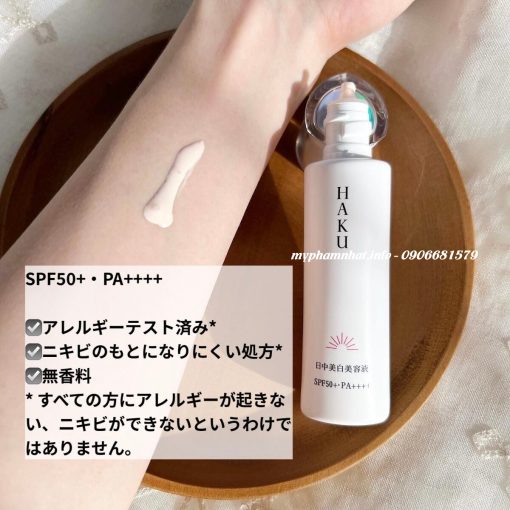 tinh chat tri nam trang da ban ngay shiseido haku melanofocus uv review