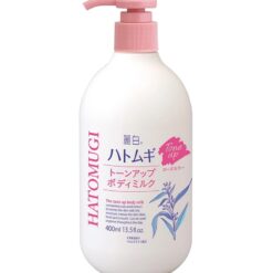 Sữa dưỡng thể trắng da nâng tone Hatomugi the tone up Body Milk 400ml