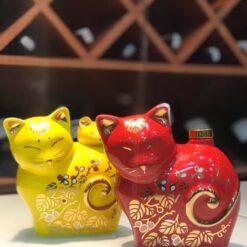 Rượu con mèo sứ ROYAL UMESHU Gold 23K Nhật Bản