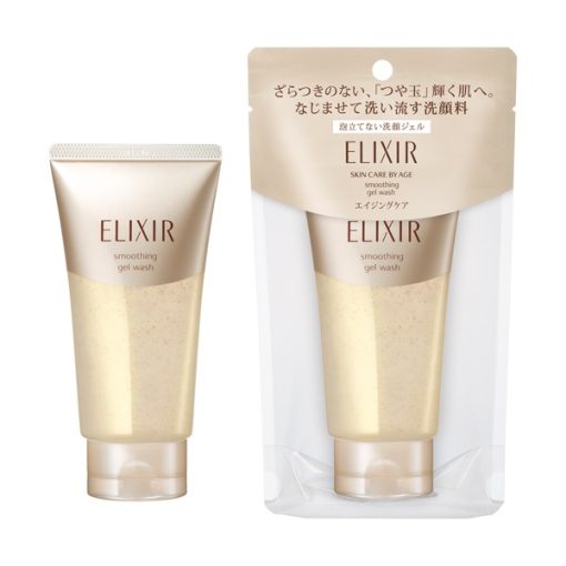 shiseido elixir smoothing gel wash japan
