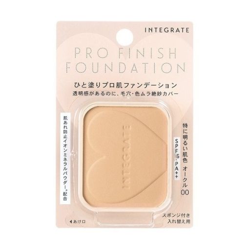 shiseido integrate pro finish foundation spf16 pa tone 00