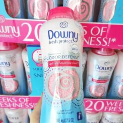 Viên xả vải Downy Fresh Protect Odor Defense màu hồng của Mỹ