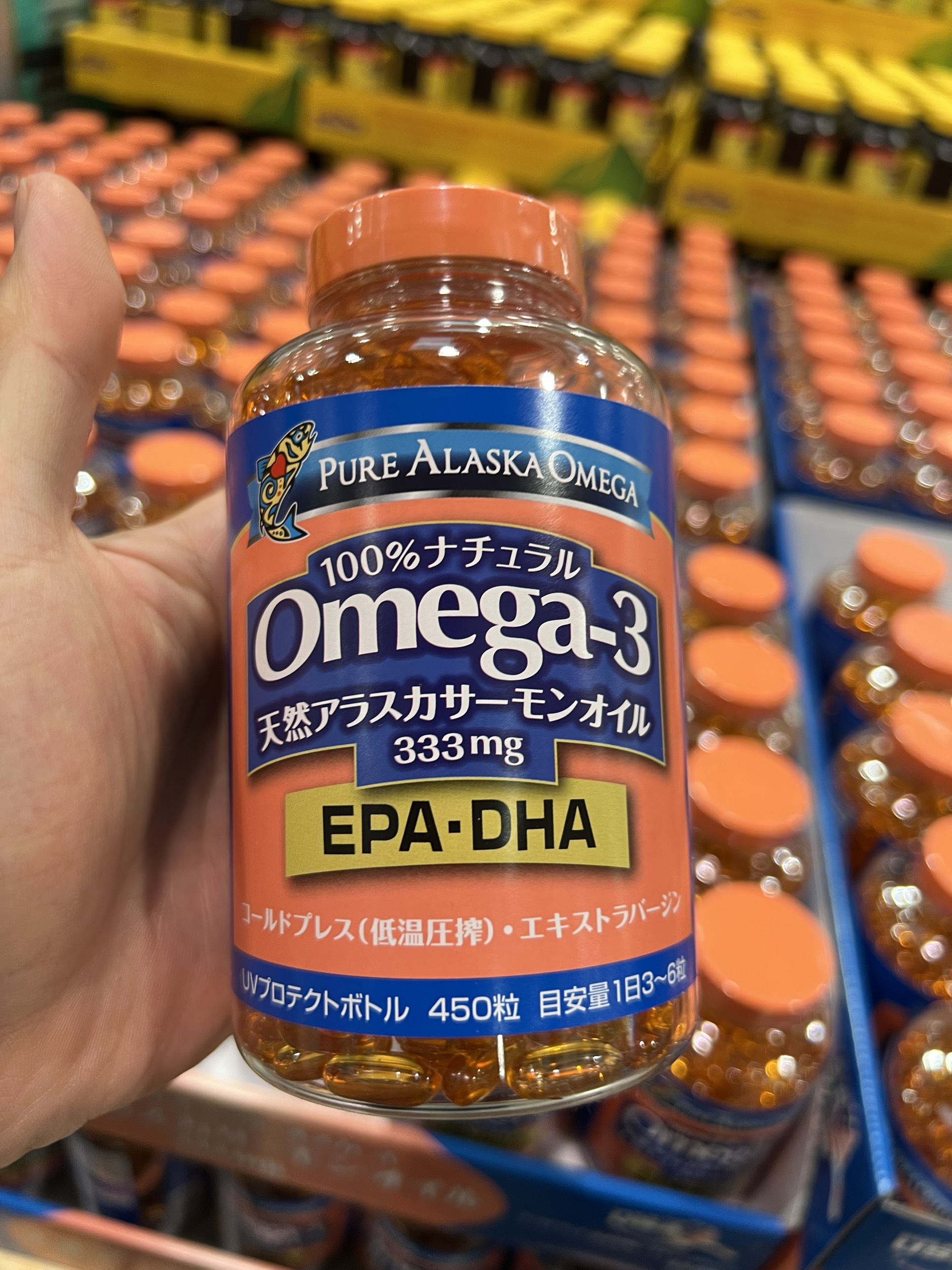 vien dau ca hoi pure alaska omega wild alaskan salmon oil omega 3 1000mg japan