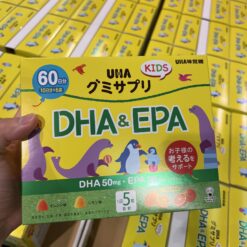 Kẹo dẻo UHA Kids bổ sung DHA & EPA cho bé Nhật Bản