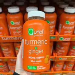 Kẹo dẻo Qunol Turmeric + Ginger 200 gummies bổ sung nghệ và gừng