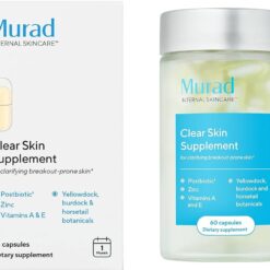 Viên uống Murad Clear Skin Supplement giảm mụn, bã nhờn & se khít lỗ chân lông