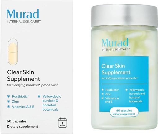review vien uong giam mun murad clear skin supplement 60 vien