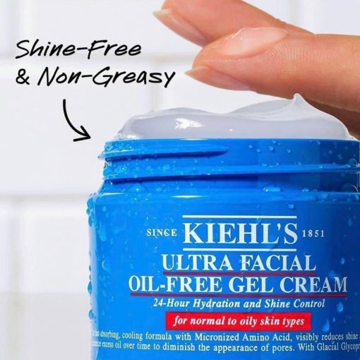 cong dung kem duong am da dau kiehls ultra facial oil free gel cream review