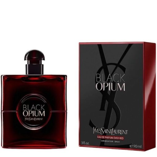 review yves saint laurent black opium eau de parfum over red 90ml