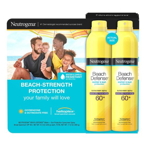 xit chong nang neutrogena beach defense sunscreen spray broad spectrum spf 60