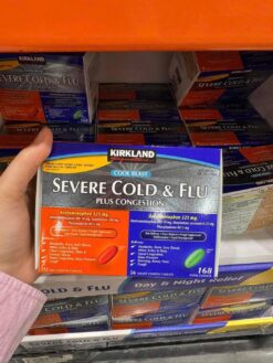 Viên uống cảm cúm, ho sốt Kirkland Signature Cold & Flu Severe