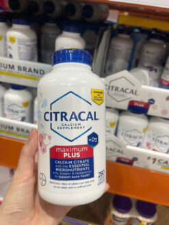 Viên uống bổ sung Canxi D3 Bayer Citracal Maximum Plus Calcium Citrate + D3