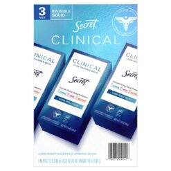 Lăn khử mùi Secret Clinical Invisible Solid Antiperspirant and Deodorant, Completely Clean