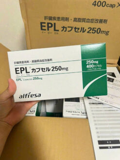 Viên uống hỗ trợ gan nhiễm mỡ EPL Capsules 250mg Alfresa Nhật Bản