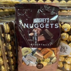 Hershey’s Nuggets Assortment 145 Viên – Socola Hạt Hạnh Nhân Mỹ