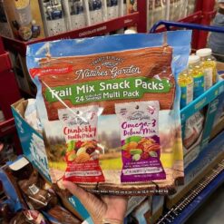 Hạt và trái cây tổng hợp Nature’s Garden Trail Mix Snack Packs – Multi Pack 24 Gói Mỹ