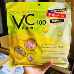 Mặt nạ giấy MDSKIN LABO VC-100 Premium Care Mask 30 miếng Nhật Bản