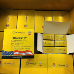 Dầu xoa Nanogize Longevity Essential Oil 21ml hộp 6 chai