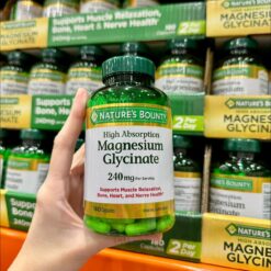 Viên uống hỗ trợ thư giãn cơ bắp Nature’s Bounty Magnesium Glycinate