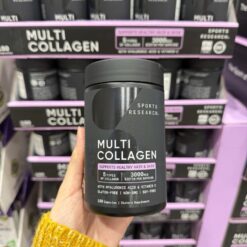Viên uống Sports Research Multi Collagen hỗ trợ tóc da móng